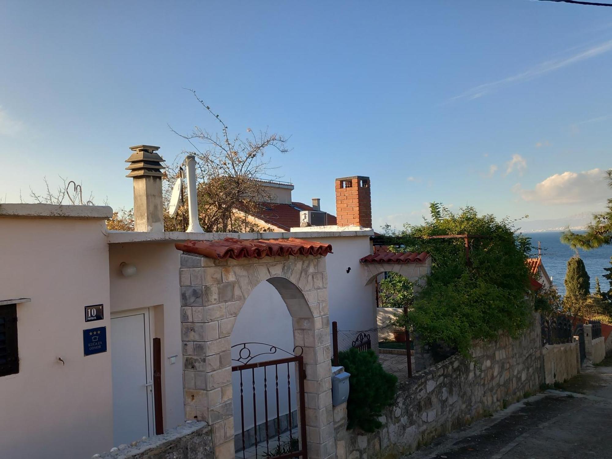 Kuca Za Odmor Skalina - Sea View Villa Splitska Eksteriør billede