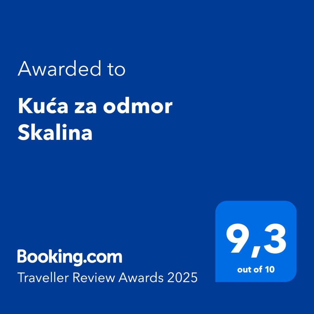 Kuca Za Odmor Skalina - Sea View Villa Splitska Eksteriør billede